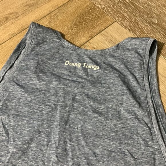 Outdoor Voices Heathered Blue Tank - Picture 3 of 4